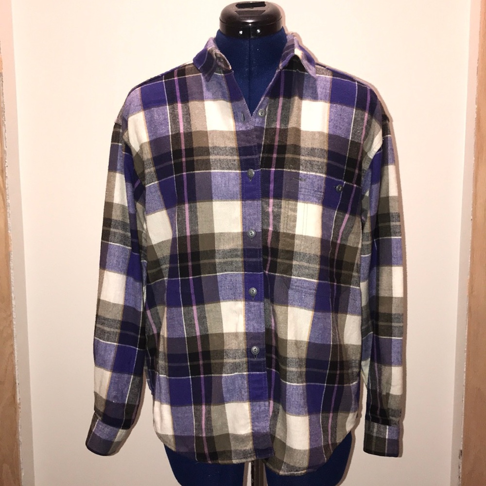 Vintage Plaid Button Down